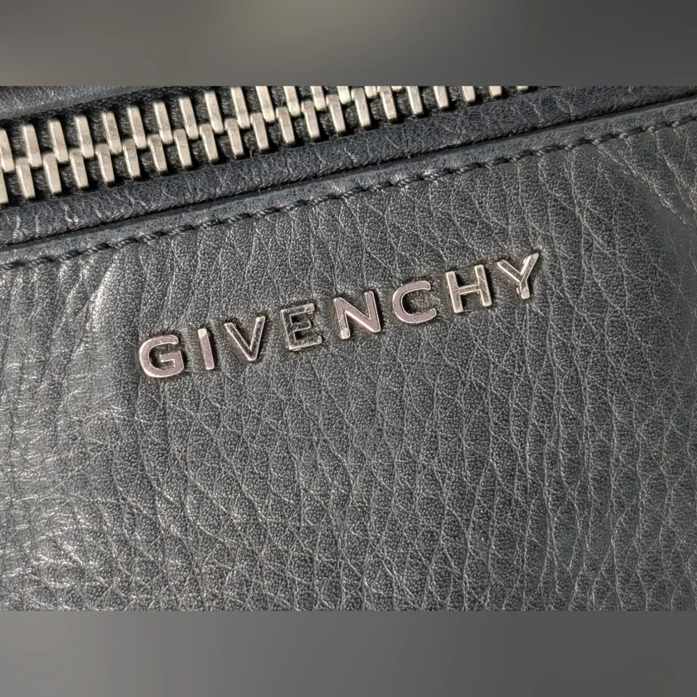 GivenchyBlack Leather Pandora Pure Medium Handbag